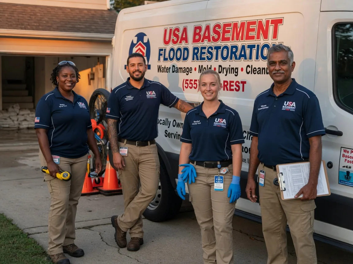 Basement Flood Cleanup company in Saint David, IL